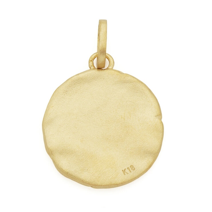 18Kイエローゴールド 星座ペンダントトップ やぎ座