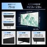 レグザ 75インチ 4K 液晶テレビ 75M550RS TV レグザ 75インチ 4K 液晶テレビ 75M550RS TV