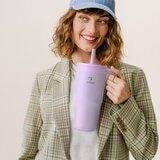 リデュース チラー ハンドル タンブラー 2個 パープル/ピンク リデュース チラー ハンドル タンブラー 2個 パープル/ピンク