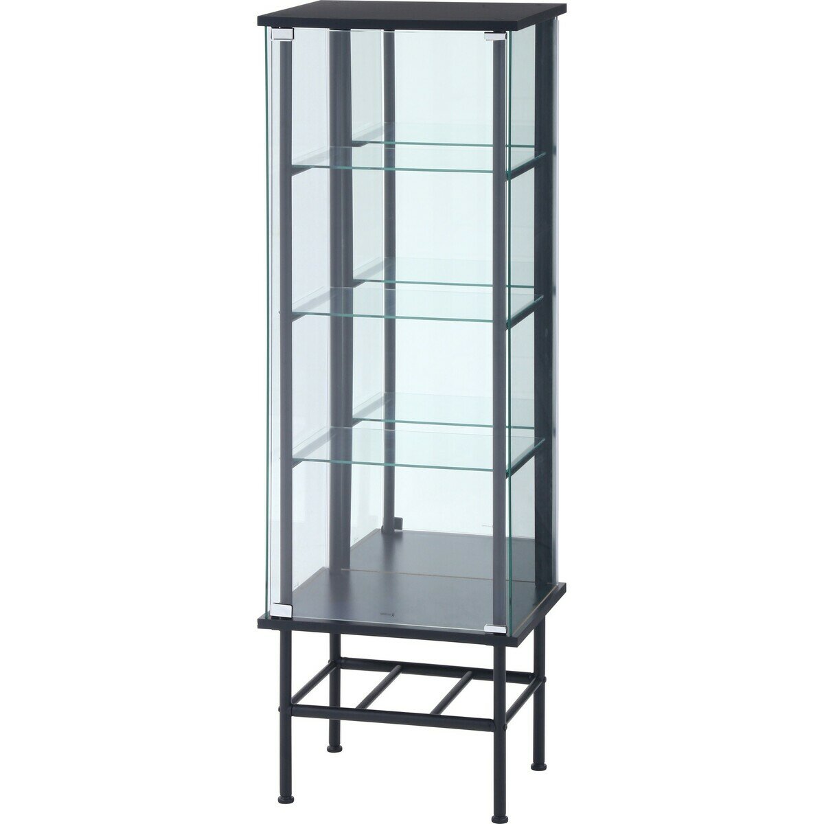 レグラス コレクションケース スタンド 4段 ミラータイプ ブラック