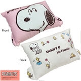 西川 スヌーピーキッズ枕 ピンク