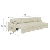 Thomasville セクショナルソファベッド 2ピース