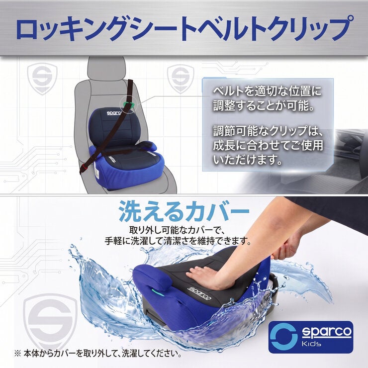 スパルコ ジュニアシート バックガードモデル