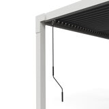 SOJAG ハナ 10 x 13フィート (3 x 4m) パーゴラ サイドスクリーン付 クリーム色