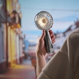 トフィー LED ハンディーファン FN19 ピンクゴールド