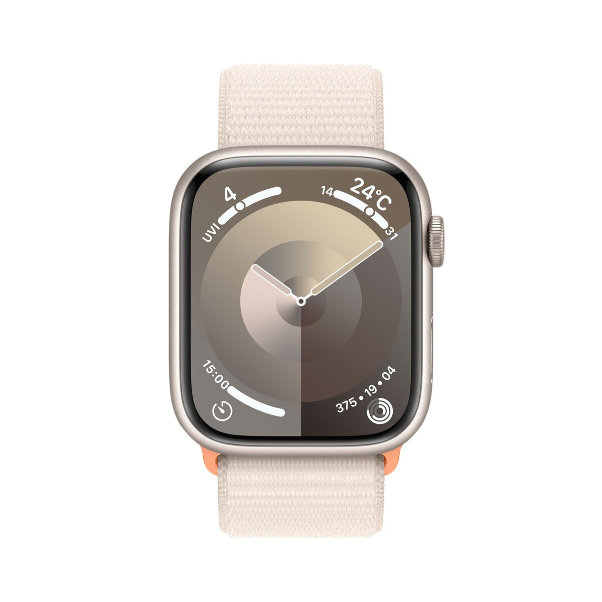 Apple Watch Series 9（GPSモデル）- 41mmスターライトアルミニウム 