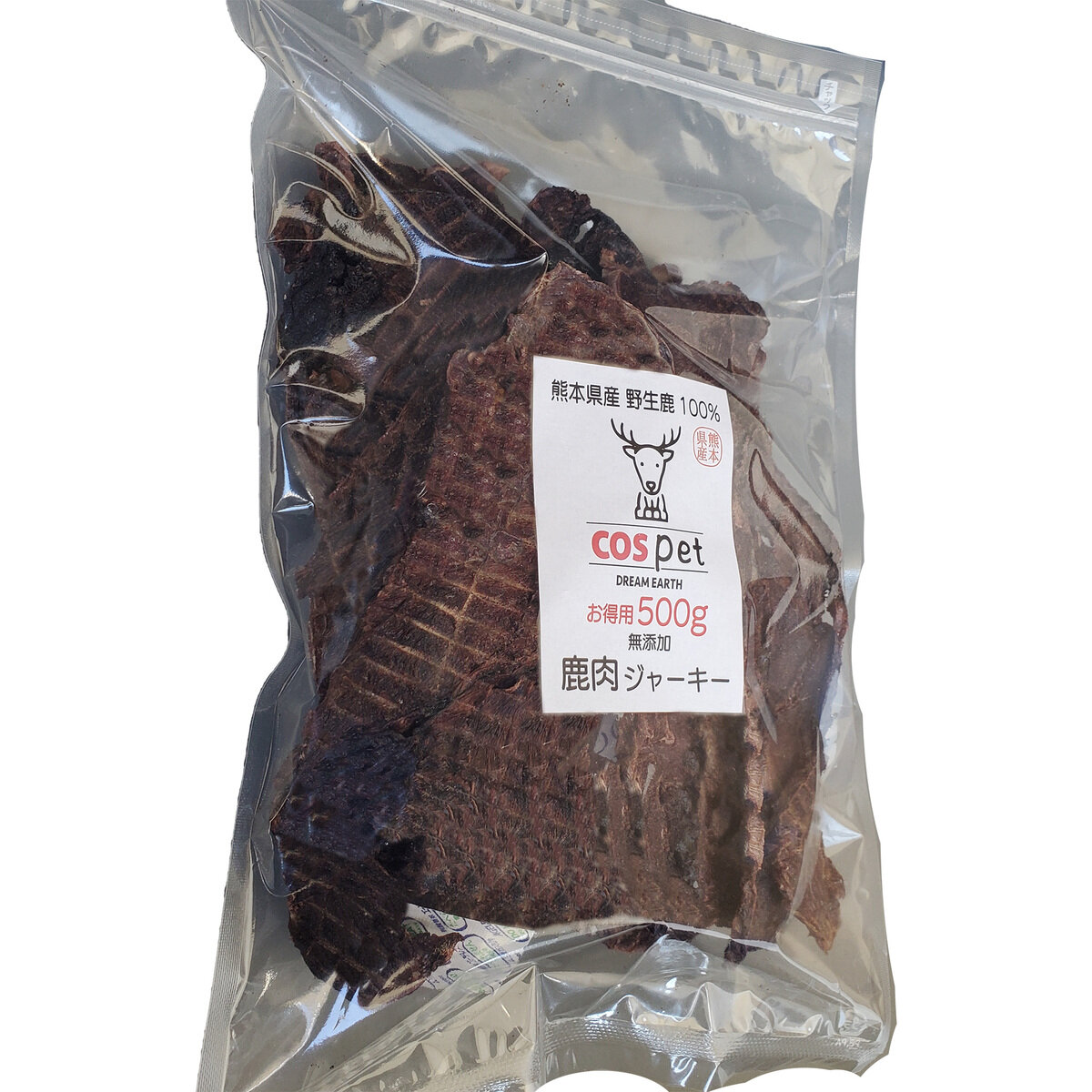犬用鹿肉 ジャーキー 500g