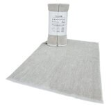 さらっと速乾 タオルバスマット 45cm x 60cm 2枚組 グレー