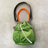 チーク キンチャク 2WAY トートバッグ カーキ
