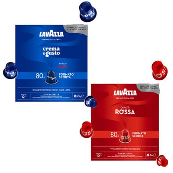 LAVAZZA ネスプレッソ互換カプセル80個