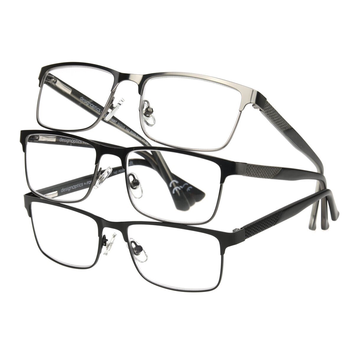 Design Optics® by Foster Grant "KYNE" リーディンググラス 1.75 3着セット