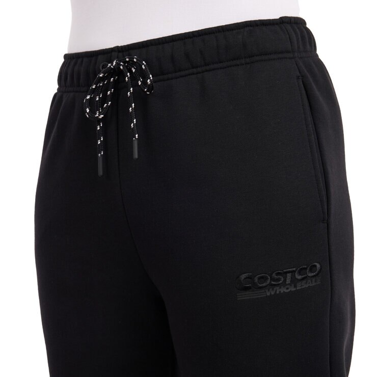 カークランドシグネチャー ユニセックス ロゴ パンツ ブラック M/L