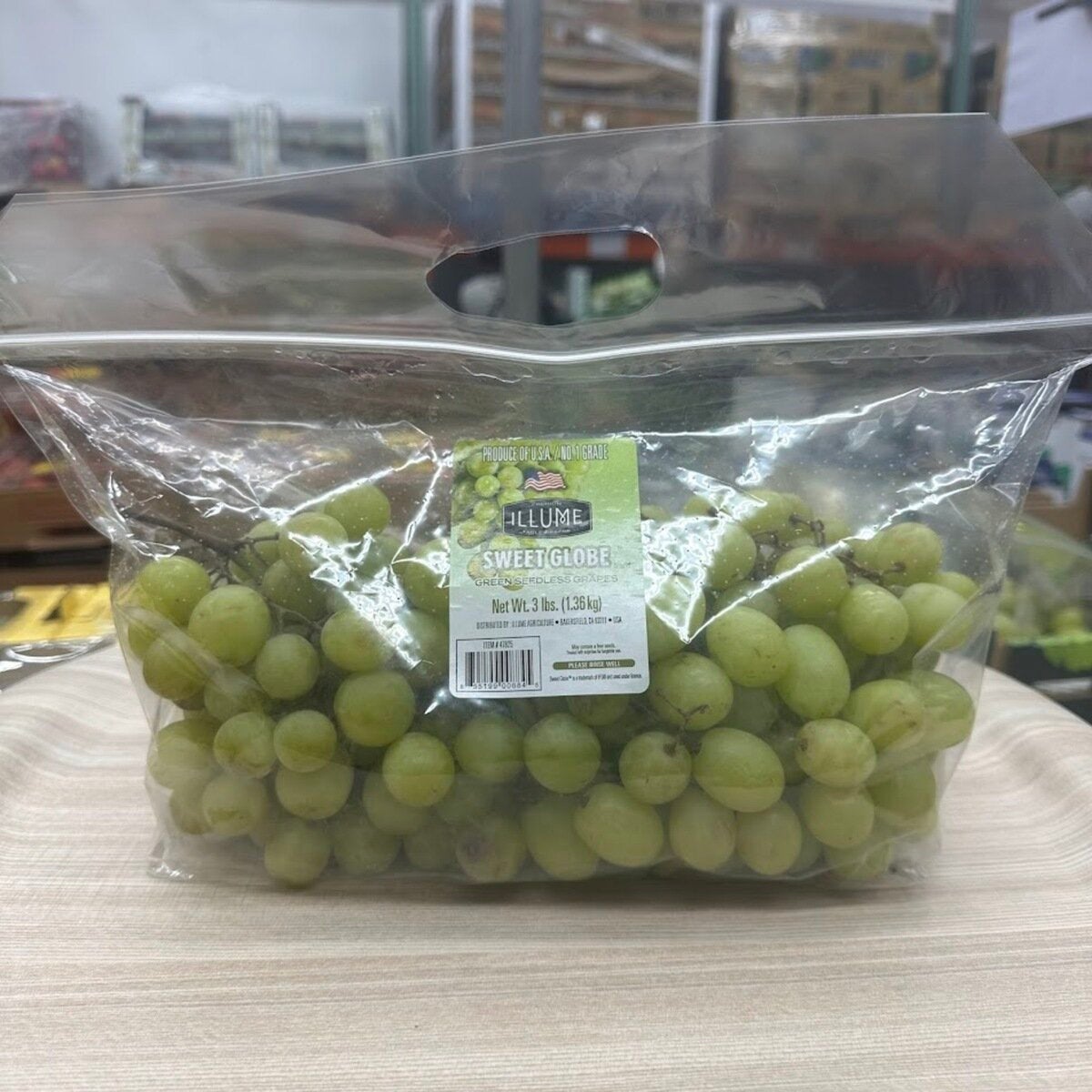 グリーンシードレスグレープ 1.3kg
