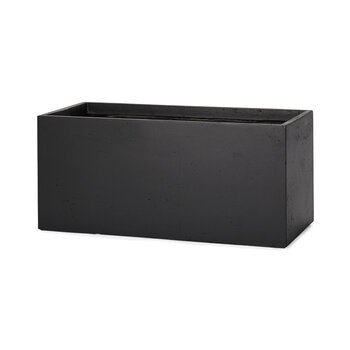 ヤマテー ラムダ 長角プランター S 60 x 30 x 30 cm ブラック
