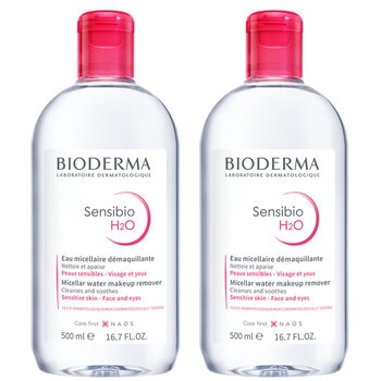 ビオデルマ H2O クレンジングウォーター 500ml 2本セット