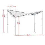 Shelterlogic デルレイ ガゼボ 12 x 12 フィート (3.7x3.7m)