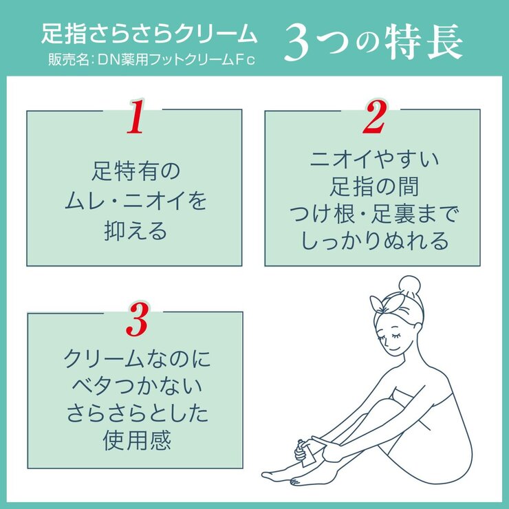 デオナチュレ 足指さらさらクリーム 2個セット