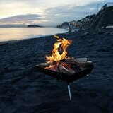 鎌倉天幕 薪ストーブ 焚火台 FIRE PIT-40 KTM-FP40 二次燃焼 一台三役