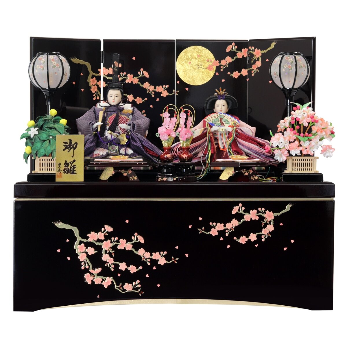 ひな人形 親王収納飾り 014