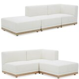 AIDEN & IVY 3PC ファブリックセクショナルソファ AIDEN & IVY 3PC ファブリックセクショナルソファ