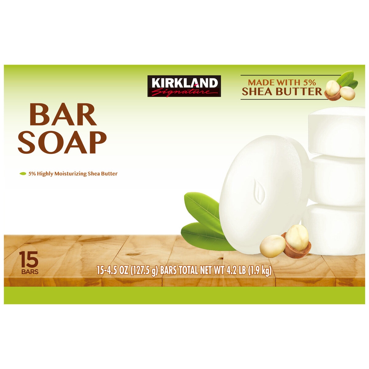 カークランドシグネチャー 石鹸 15個