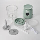 トフィー スケール付き マルチフードプロセッサー (充電式) K-CH2 アッシュホワイト