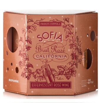 コッポラ・ソフィア ブリュット ロゼ 187 ml x 4缶