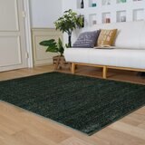 スミノエ 防炎・防音ラグ リュストル 140cm x 200cm フォレストグリーン