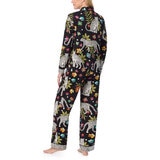 ルームサービス レディース パジャマ ブラック XL