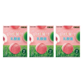 白桃青汁ｘ乳酸菌 12袋 3箱セット