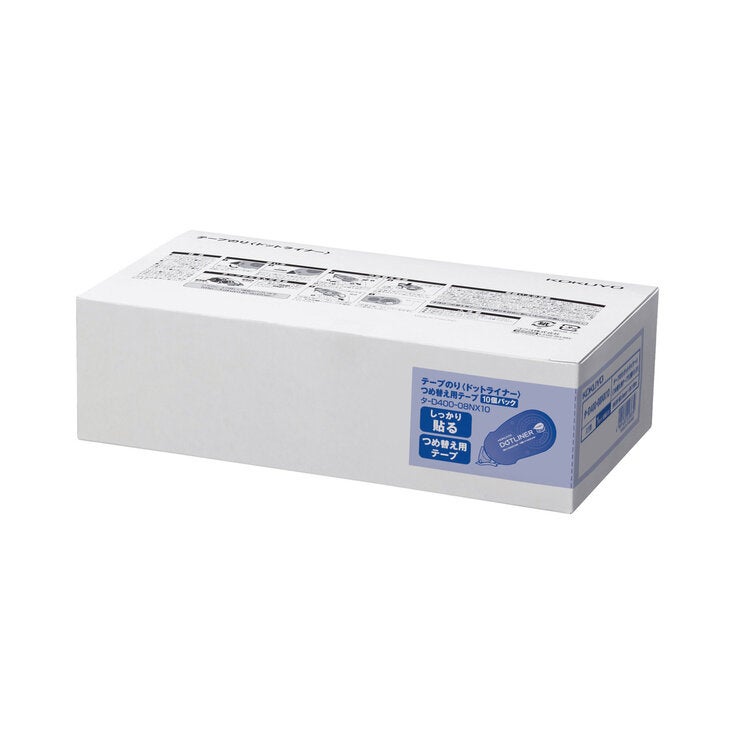 コクヨ テープのり ドットライナー (詰替テープ) 10個 ターD400N-08x10 コクヨ テープのり ドットライナー (詰替テープ) 10個 ターD400N-08x10