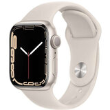Apple Watch Series 7 GPS 41mm スターライトアルミニウムケース スターライトスポーツバンド