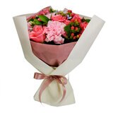 スプリングギフトブーケ ピンク 母の日期間配送 お届け日5月10日～5月14日
