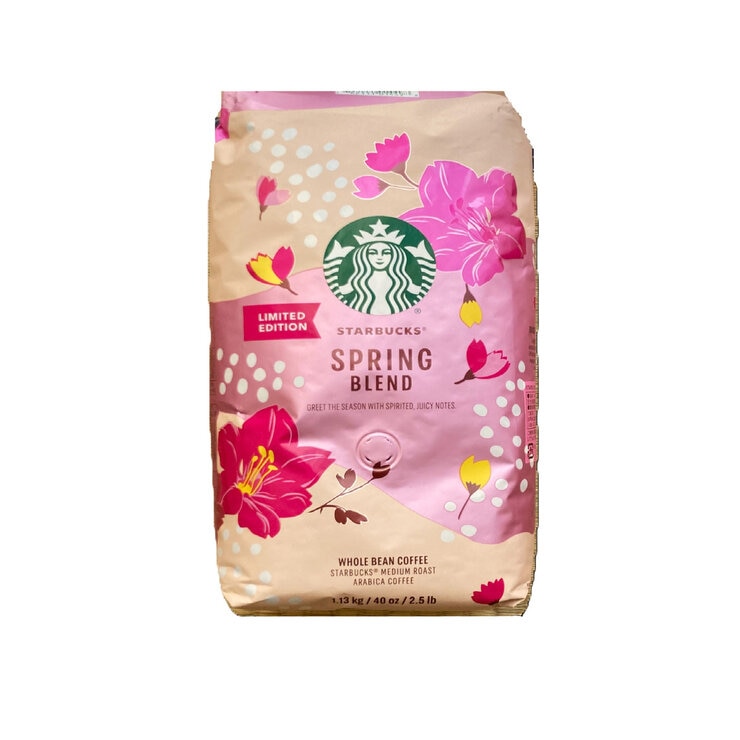 スターバックスSPRING BLENDコーヒー豆1.13gx4袋セットコストコ Starbucks Spring Blend Whole Bean Coffee, 1.13 kg | Costco