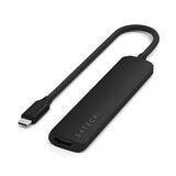 Satechi 6-in1 USB-C スリムマルチポートアダプター ブラック
