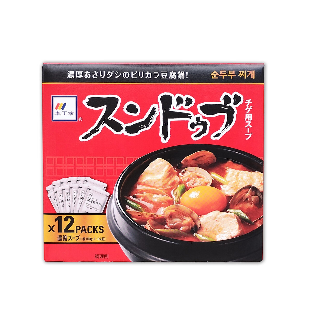 スンドゥブチゲ　李王家　Japan　150g　x　12袋　Costco