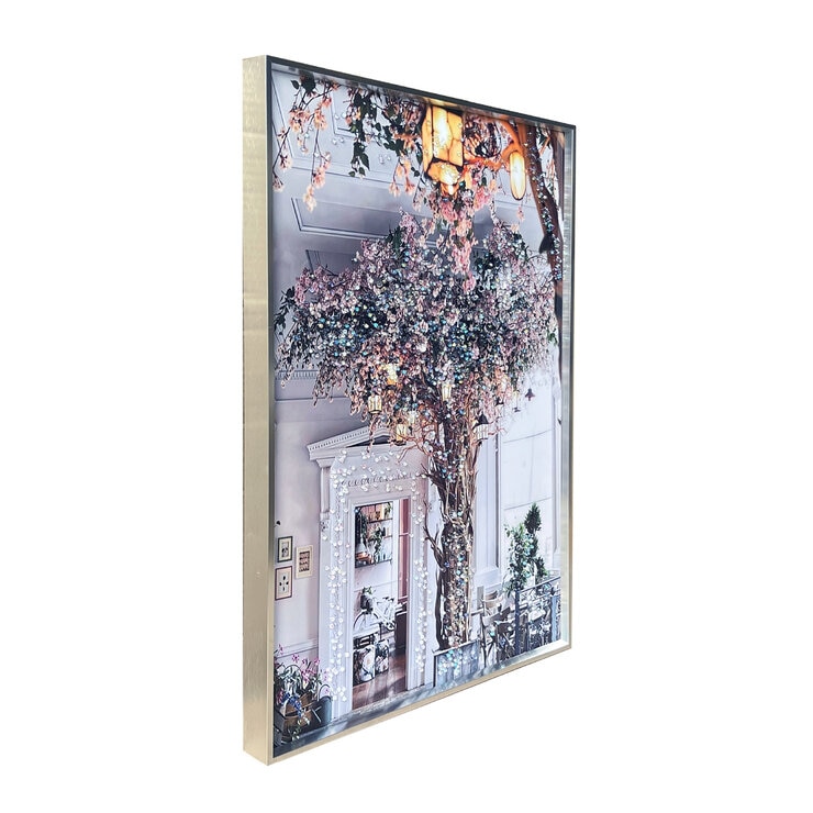 クリスタルアート ハウスツリー 41 x 61cm