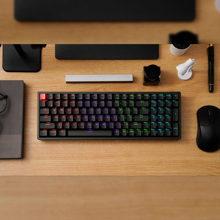 Keychron K4 Version 3 QMK ワイヤレスカスタム・メカニカルキーボード RGB アルミフレーム 赤軸(ホットスワップ) US配列