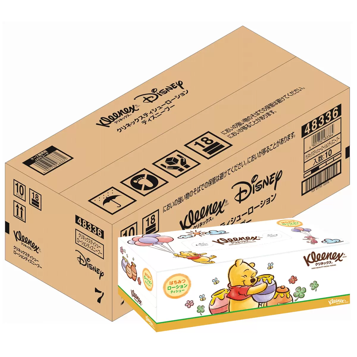 クリネックス ローションティッシュ ディズニー プー 1ケース 10箱 Costco Japan