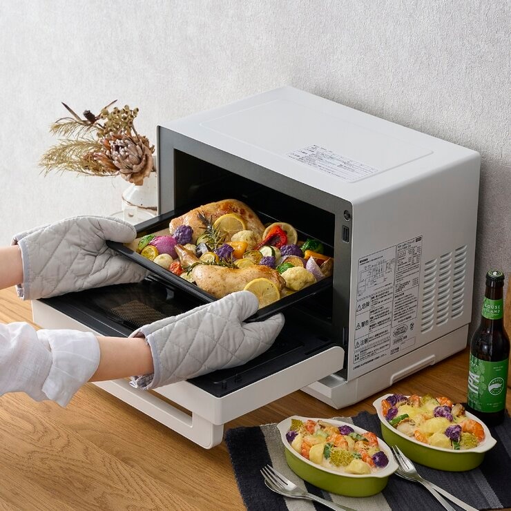 アイリスオーヤマ スチームオーブンレンジ 18L MO-F1808-CW アイリスオーヤマ スチームオーブンレンジ 18L MO-F1808-CW