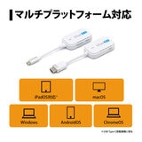 プリンストン EZCastPocket ワイヤレスプレゼンテーションデバイス (USB-C to HDMI)