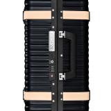 ランツォ スーツケース バイキング 24インチ 47L ブラック X ベージュ