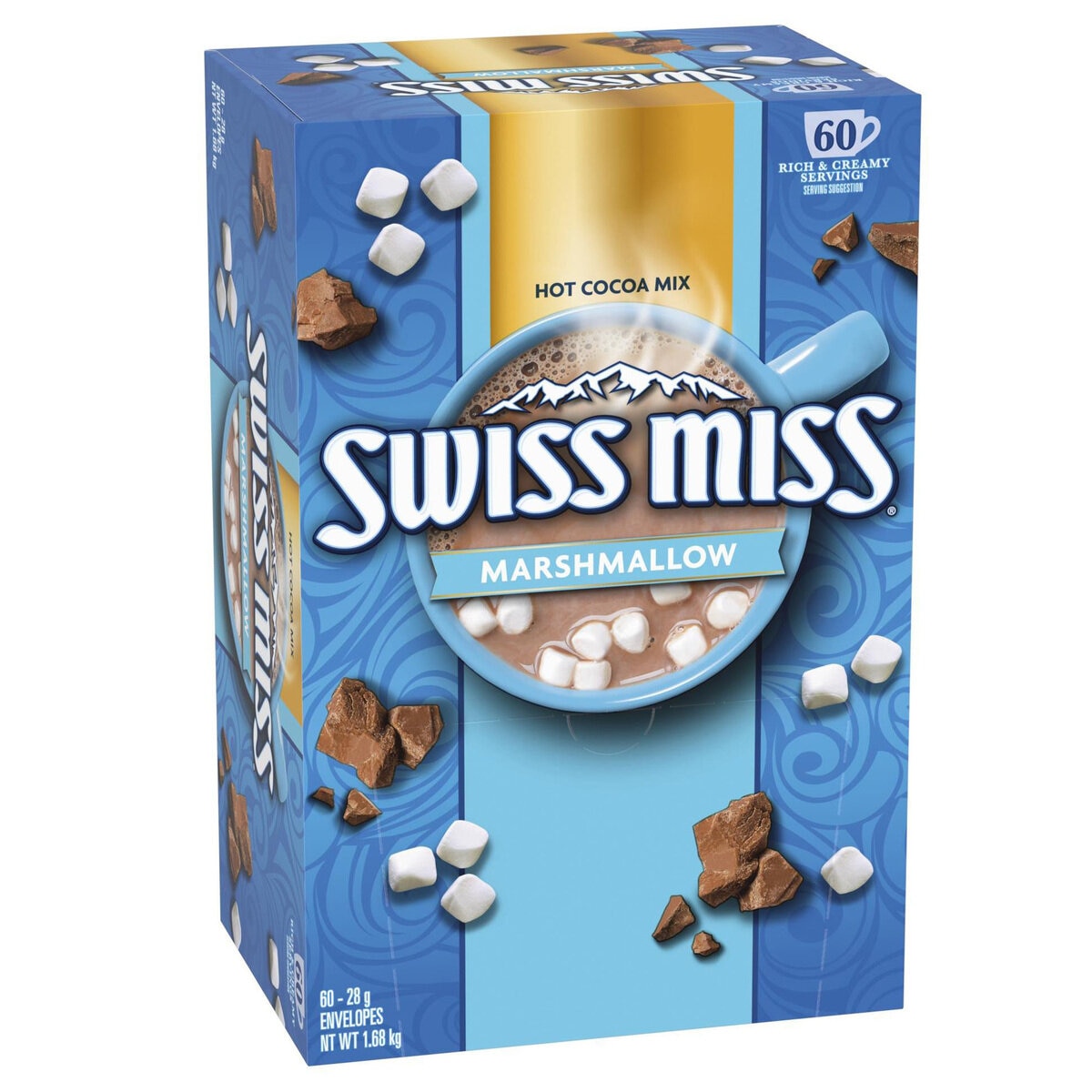 スイスミス ミルクチョコレートココア (マシュマロ入り) 60袋 スイスミス ミルクチョコレートココア (マシュマロ入り) 60袋