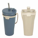 トート ストロー付 2 Way タンブラー 470ml 2本セット モカ&ネイビー