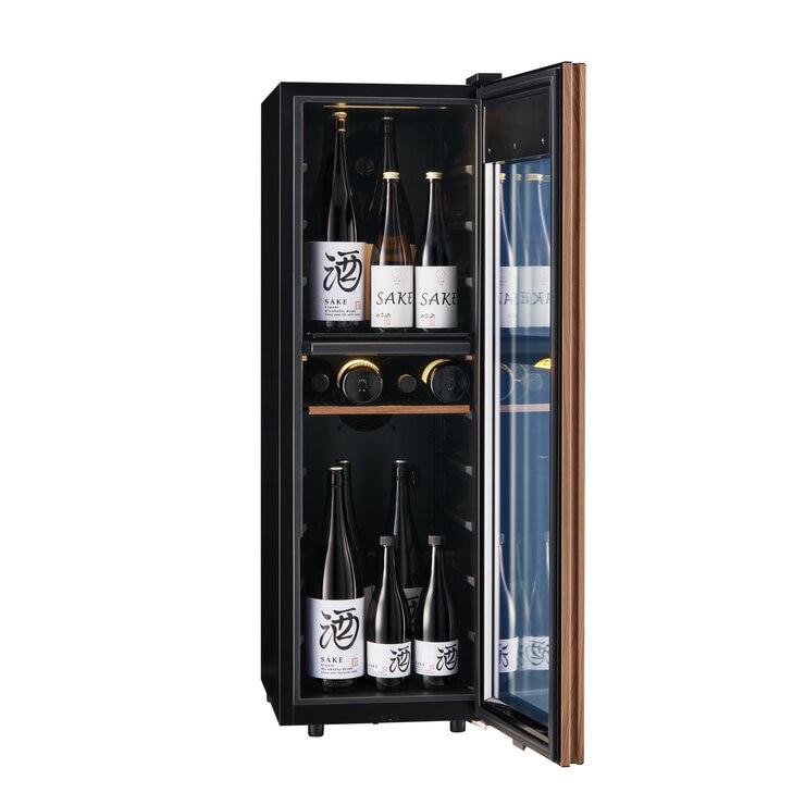 さくら製作所 日本酒＆ワインセラー/38本用/氷温M5/2温度/ブラック/GX38DM525RHB