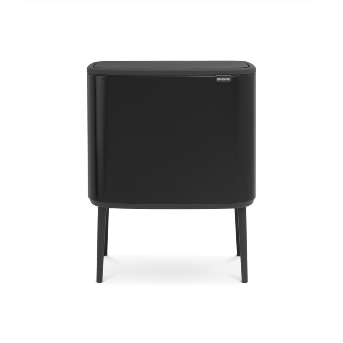 ブラバンシア Boタッチビン 36L   タッチ式ごみ箱(脚つき)  マットブラック  315824