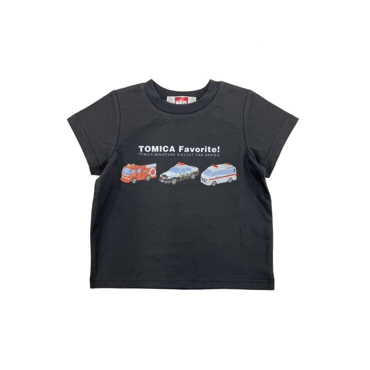 トミカ キッズ 半袖 Tシャツ 4枚組 アソートA 95