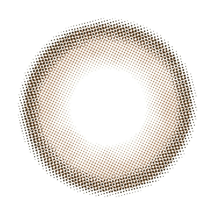 フェリアモ ワンマンス ウーロンティー 2枚入り 白石麻衣イメージモデルカラコン 度なし (±0.00)