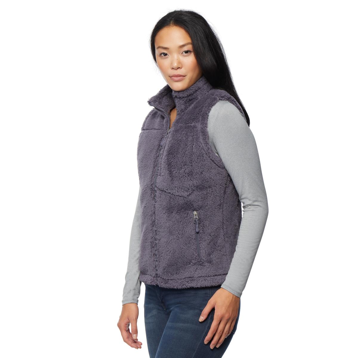 サーティーツーディグリース フリース ベスト パープル ペブル L