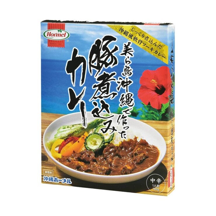 沖縄ホーメル 美ら島沖縄で作った豚煮込みカレー 180g 沖縄ホーメル 美ら島沖縄で作った豚煮込みカレー 180g